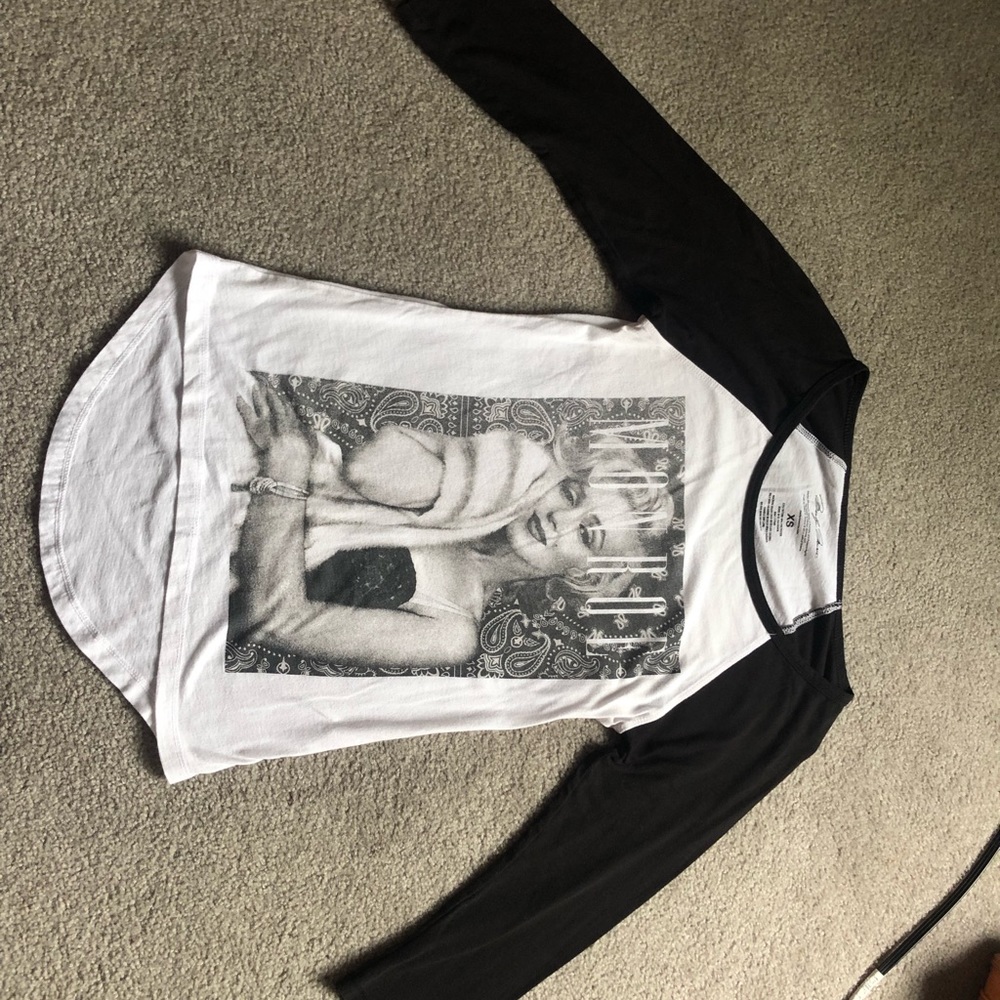 Marilyn Monroe Baseball Tee